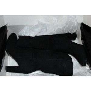 Ralph Lauren Suede Artizan II Women’s Boots 6.5 B Black New In Box